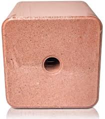 Himalayan pink salt lick compressed