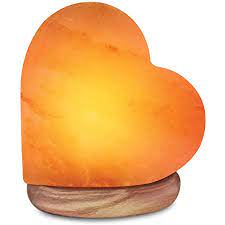Himalayan heart salt lamp