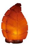 Himalayan leaf salt lamp