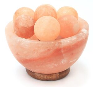 bowl with balls salt lamps