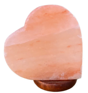 Heart salt lamp