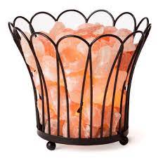 flower himalayan salt basket
