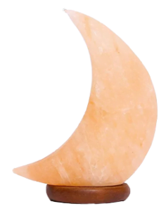 moon crescent salt lamp