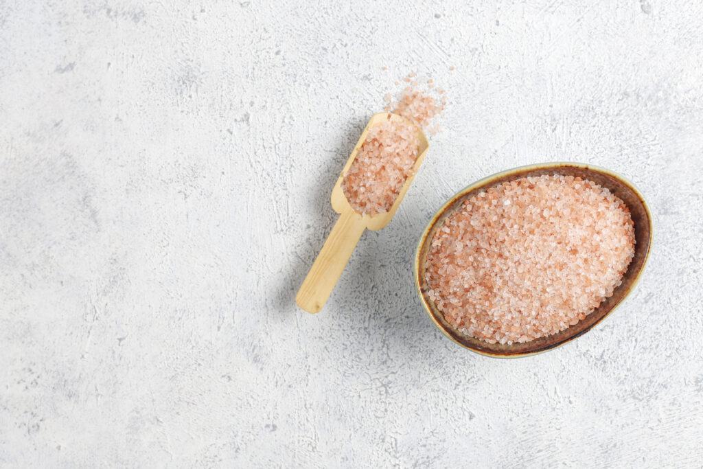 Gourmet edible pink salt for premium food use