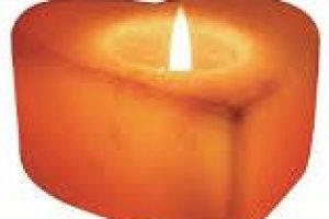 Heart himalayan salt candle holder (tea light holder) heart shape salt candle holder