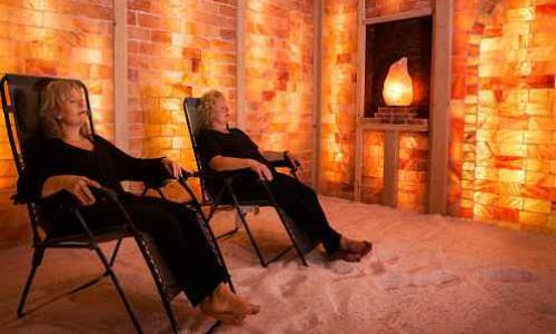 Himalayan pink salt tiles for walls