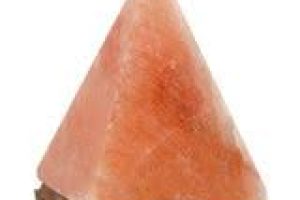beautiful salt lamps- pyramid salt lamp